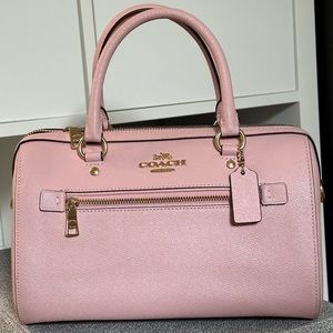Coach Rowan Satchel pink with wallet